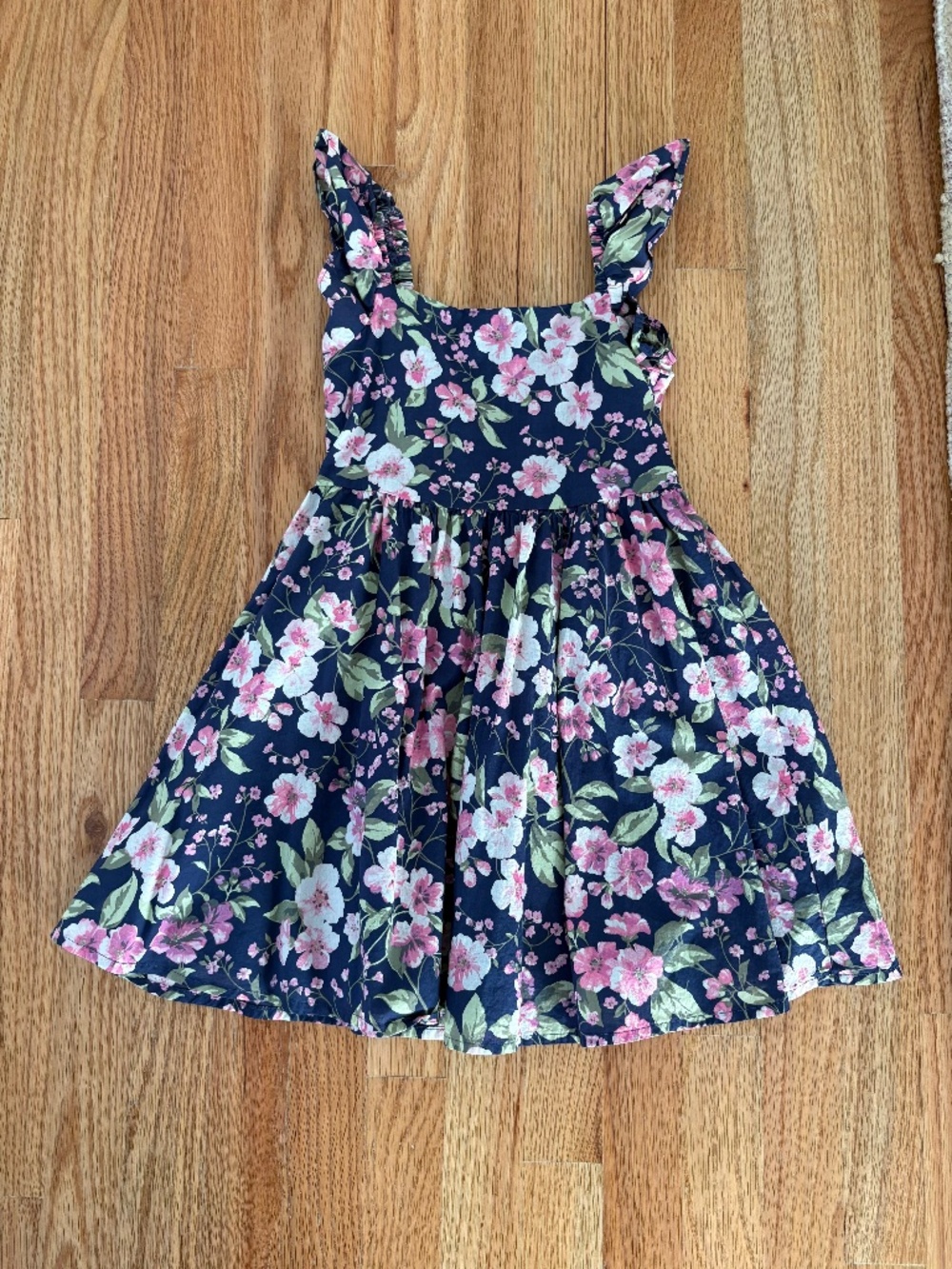 Janie and Jack Navy blue floral dress